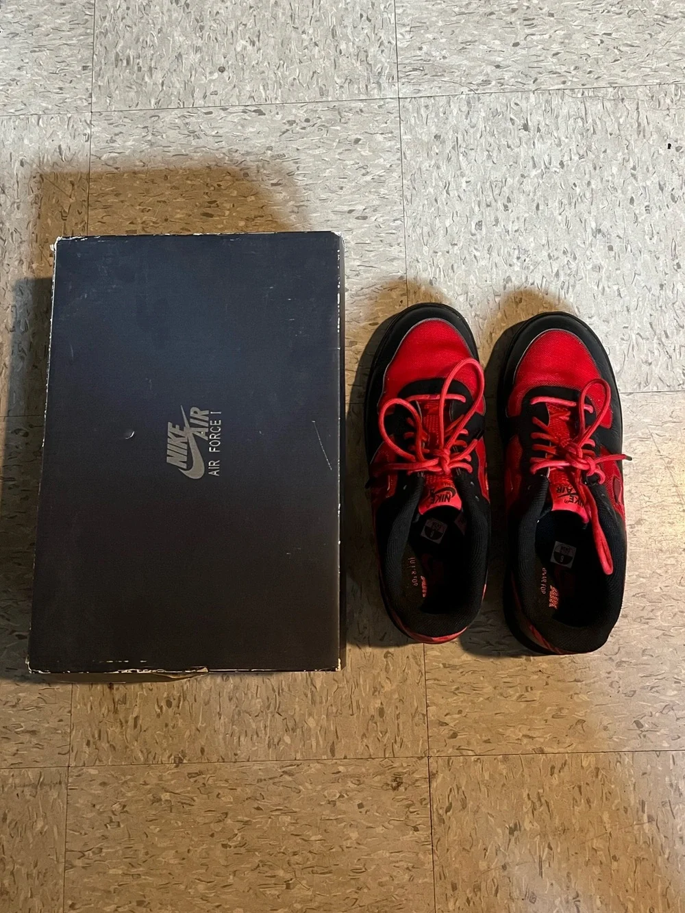 Nike Lunar Force 1 Fuse Leather Hyper Red